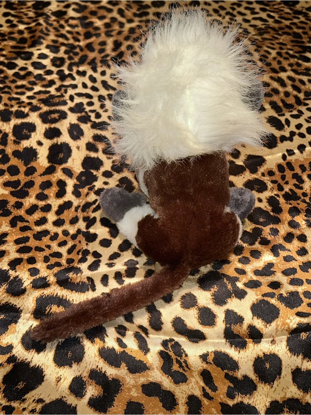 Rinco Golden Lion Tamarin Monkey Stuffed Animal Plush Toy with Large Eyes